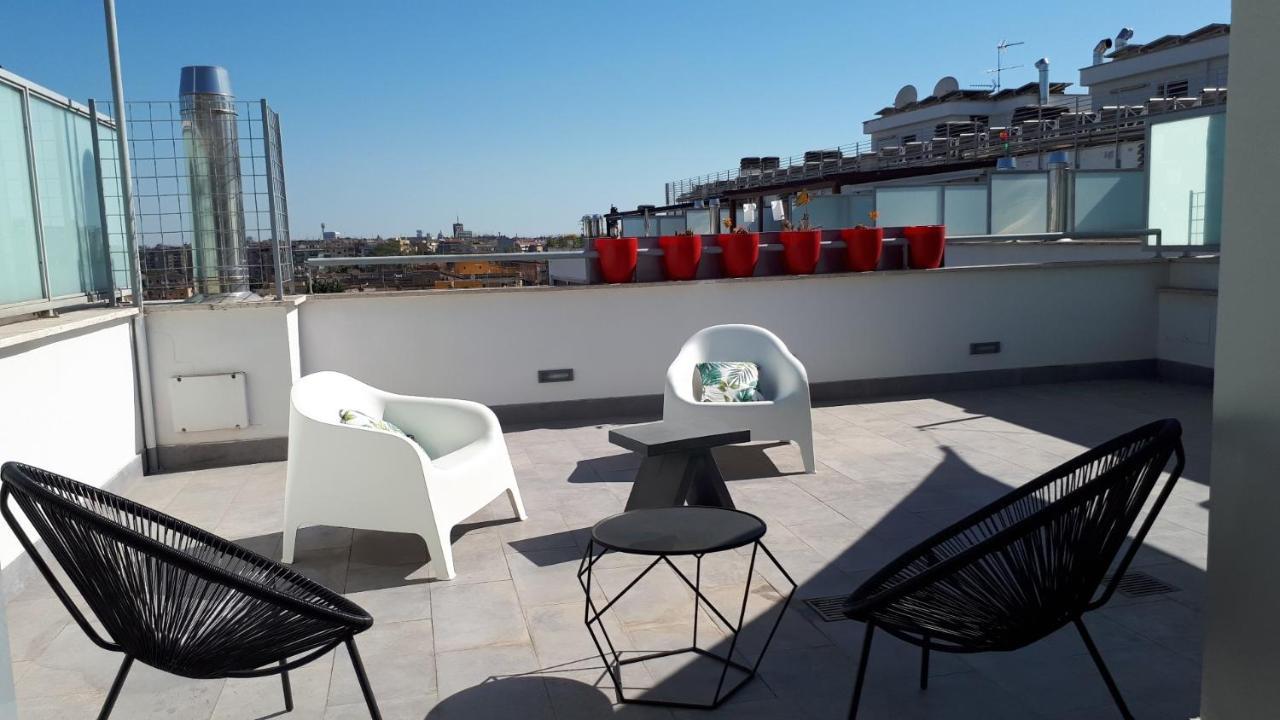 Penthouse 41 In Trastevere With Big Terrace Roma Eksteriør bilde
